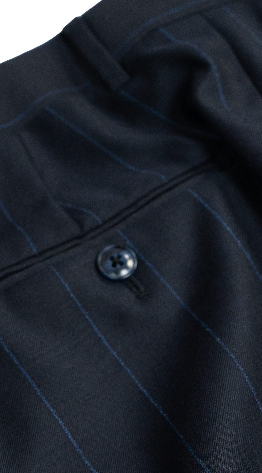 Midnight Blue Pinstripe Suit