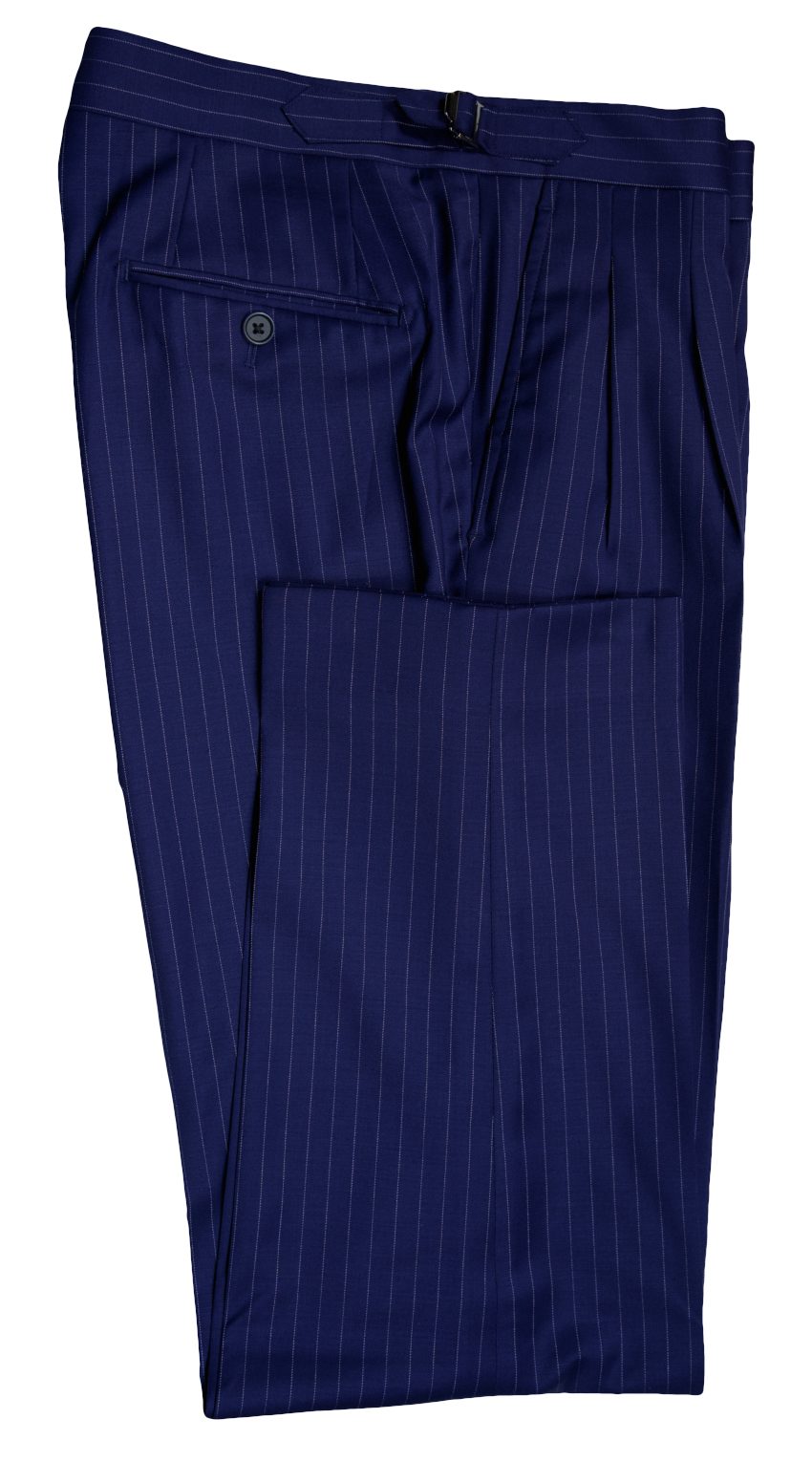 Complet Laine Rayures Bleu Roi