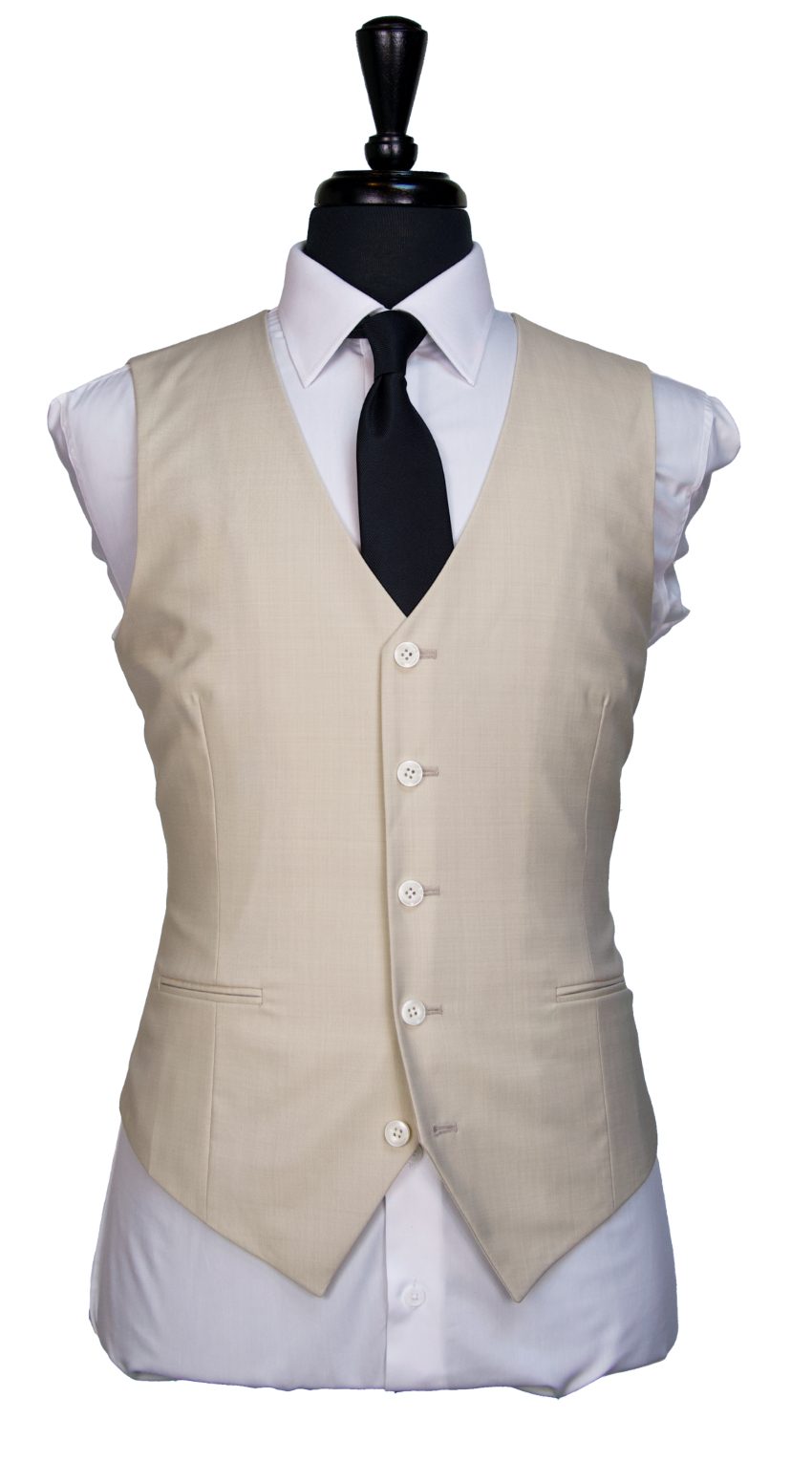 Beige Wool Suit