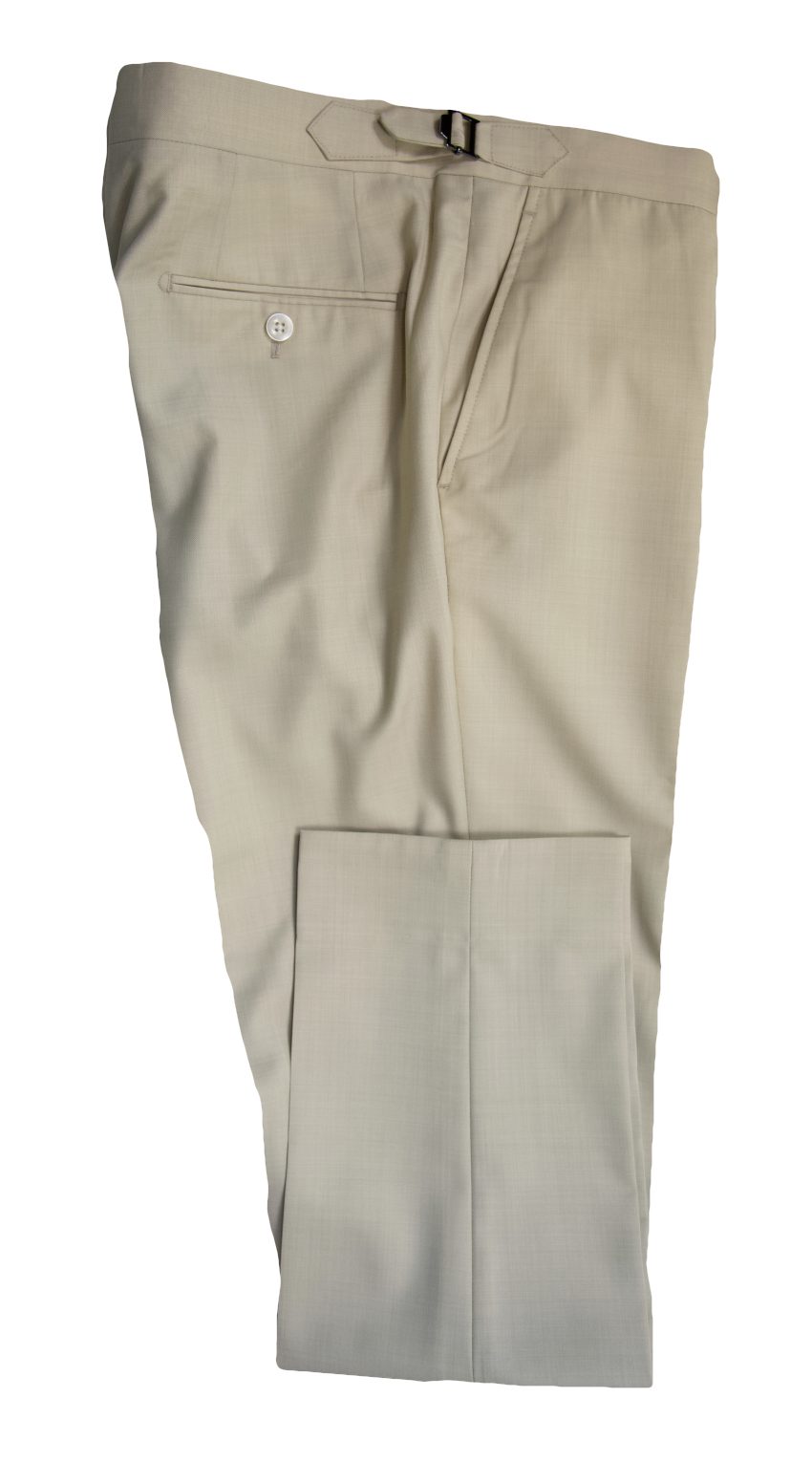 Beige Wool Suit