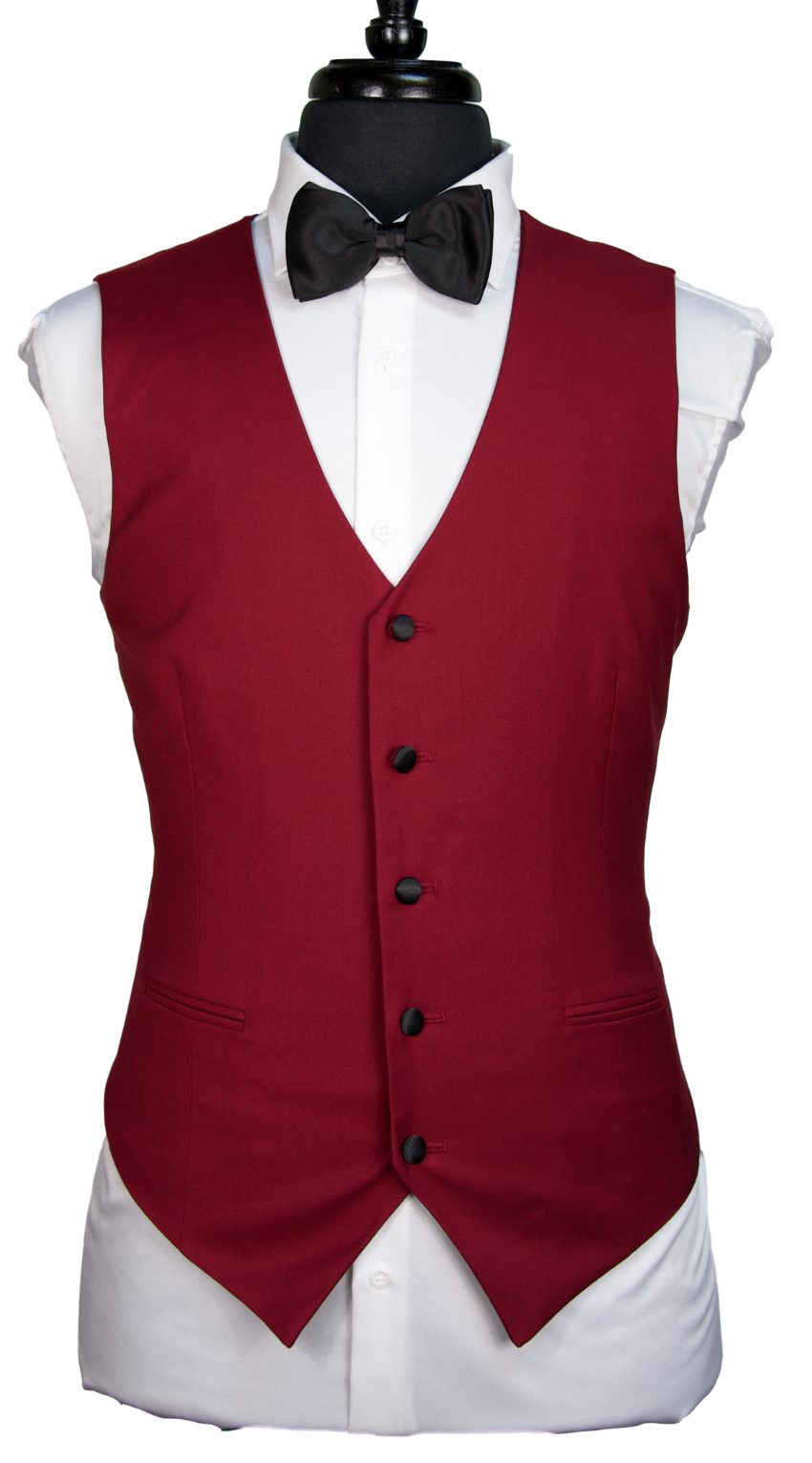 Red Wool Tuxedo