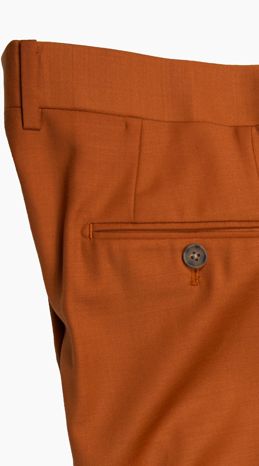 Burnt Orange Wool Suit
