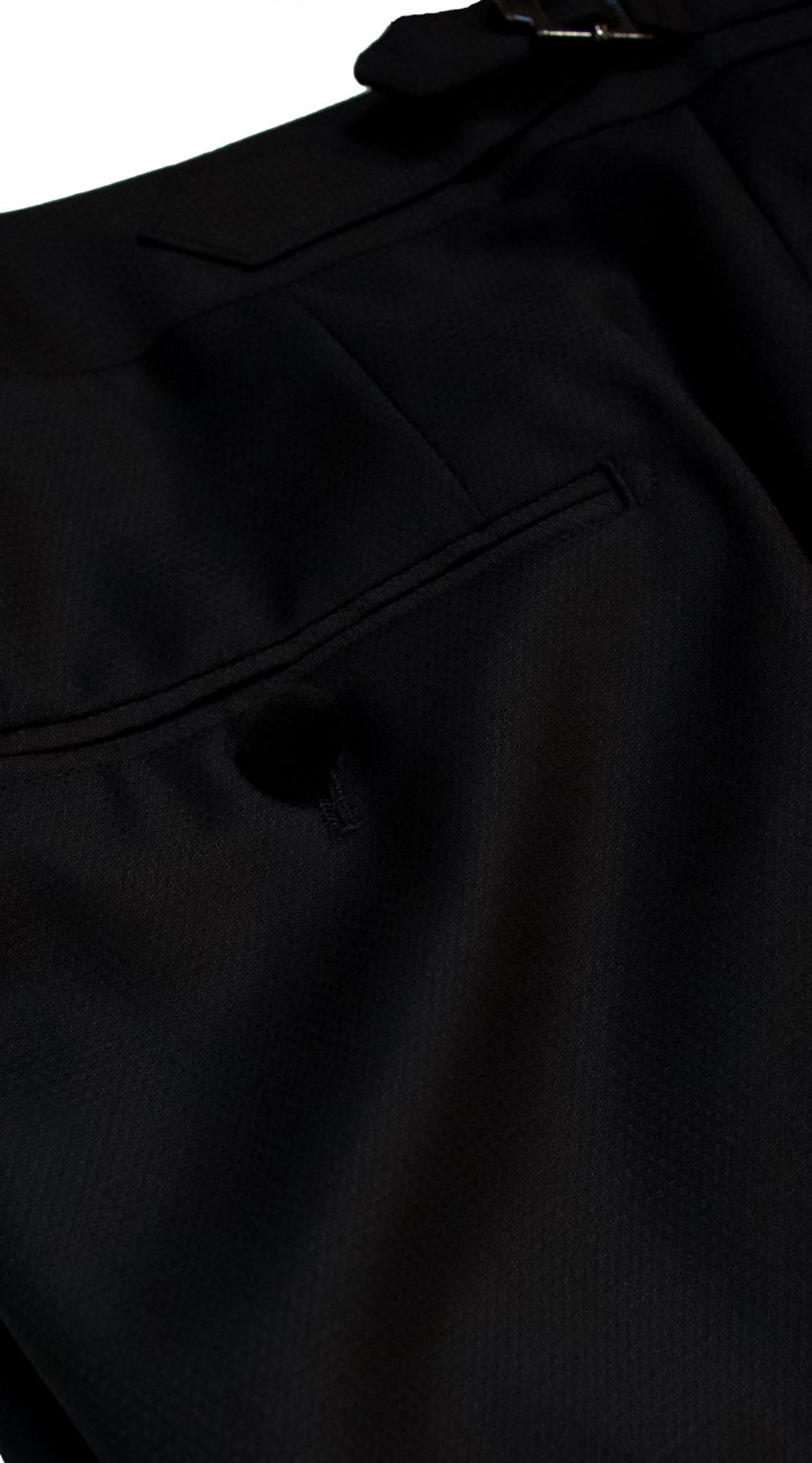 Black Dotted Textured Tuxedo