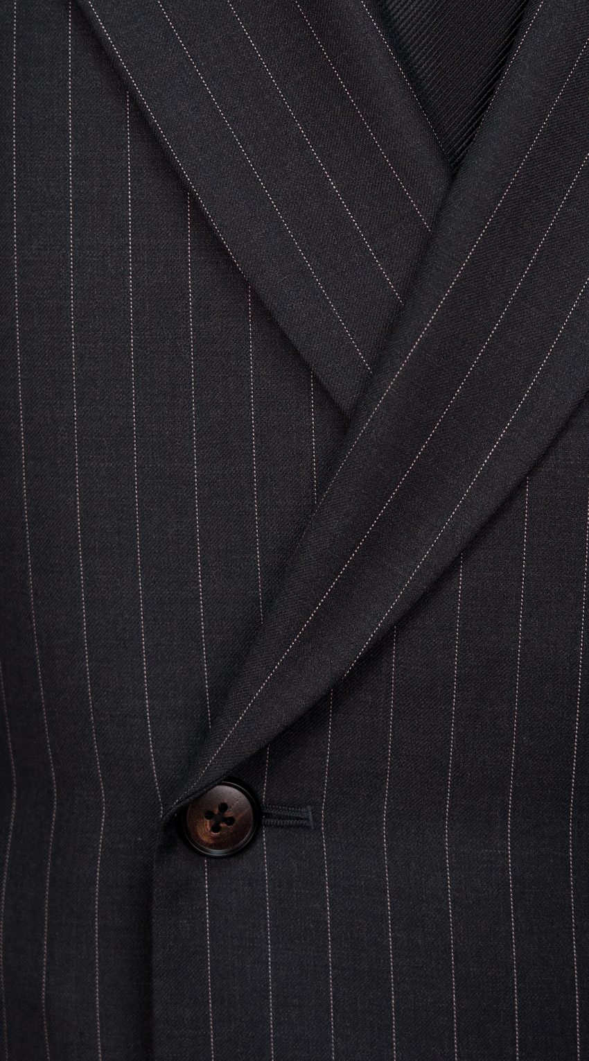 Charcoal Pinstripe Wool Suit