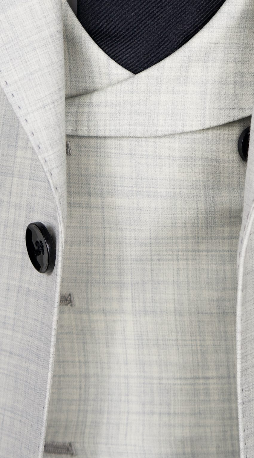 Cream White Wool Suit