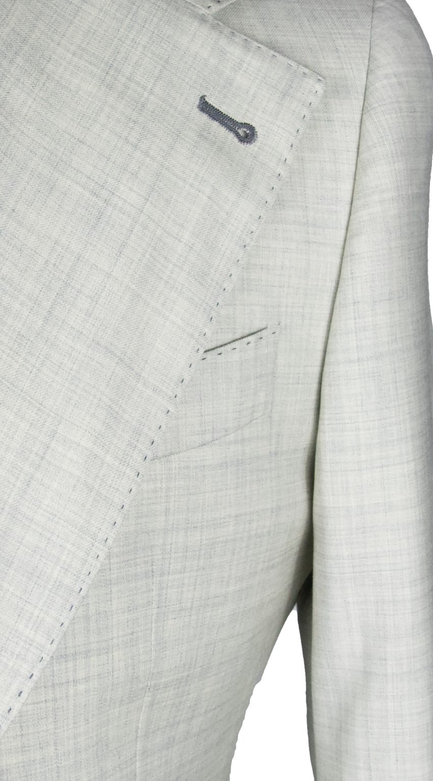 Cream White Wool Suit
