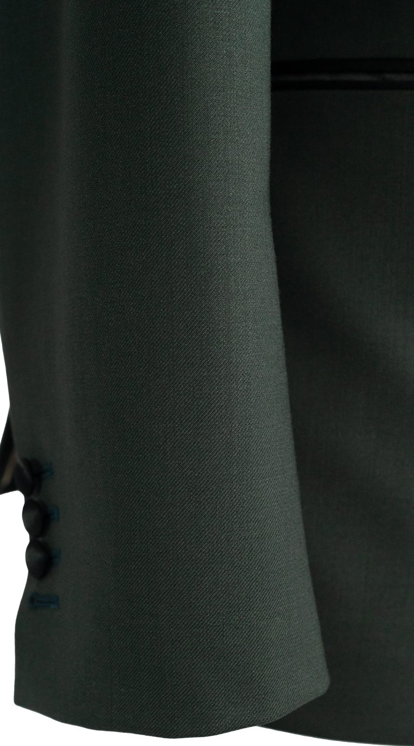 Green Peak Satin Lapel Tuxedo