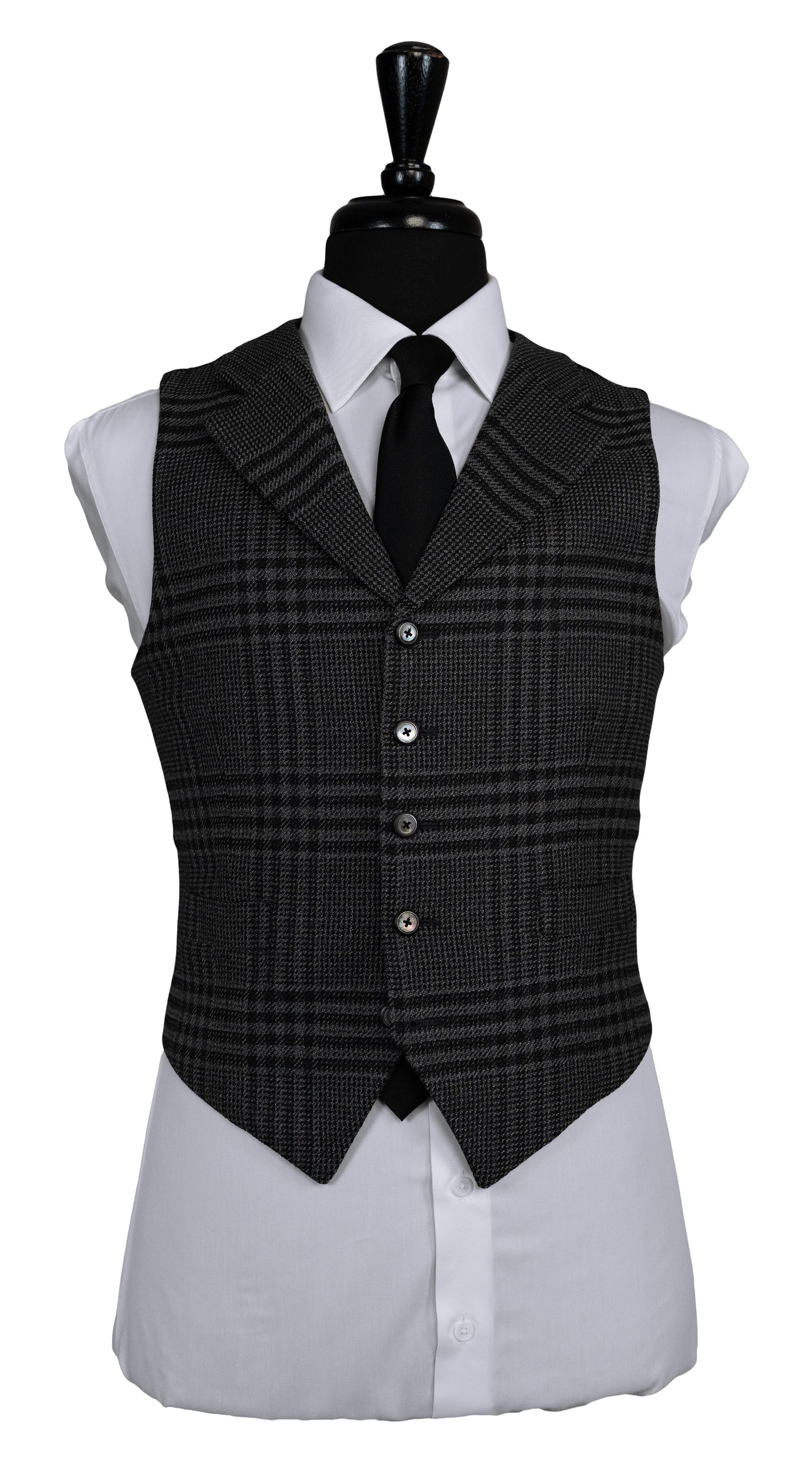 Onyx Charcoal Prince of Wales Suit