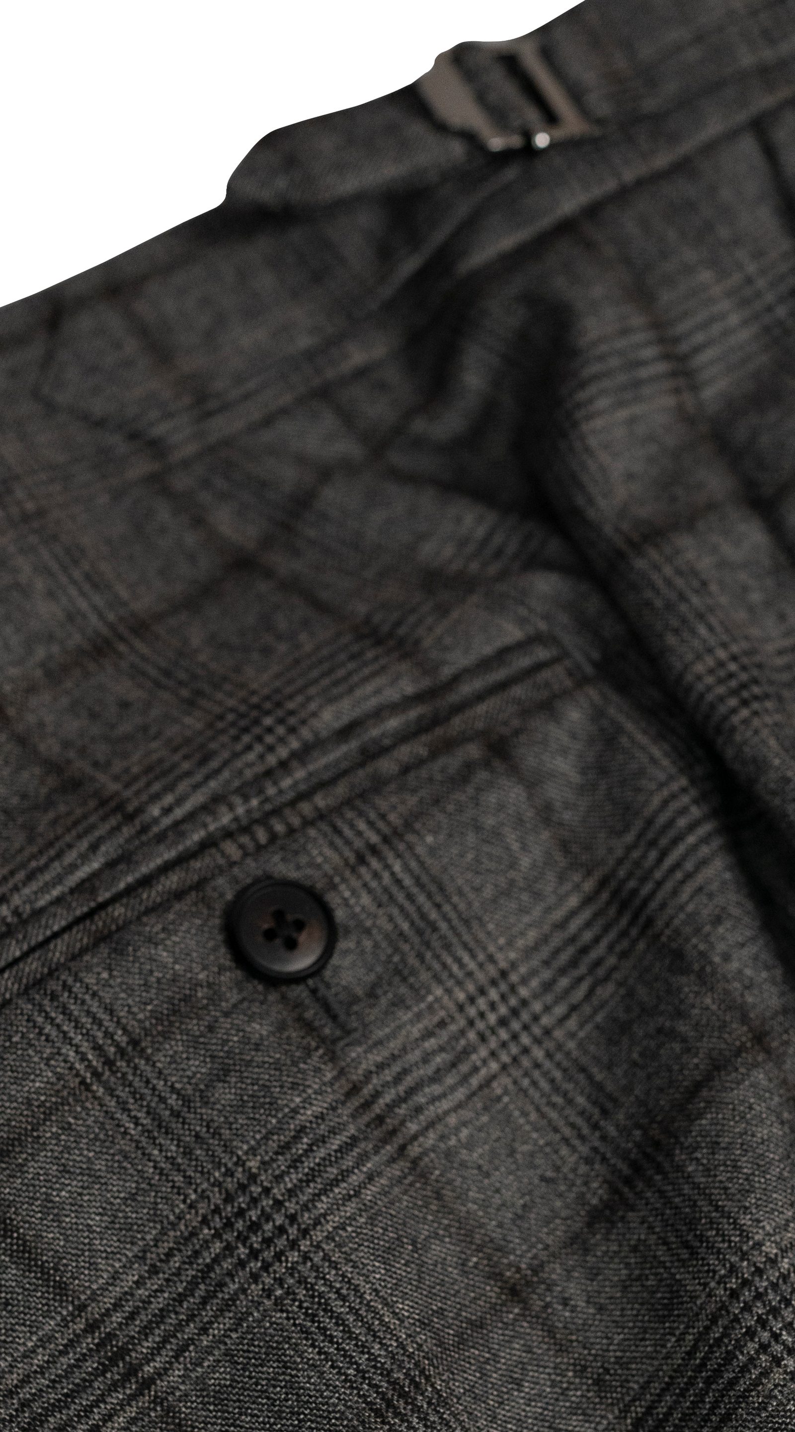 Complet Laine Carreaux Glen Jorgecarli Anthracite