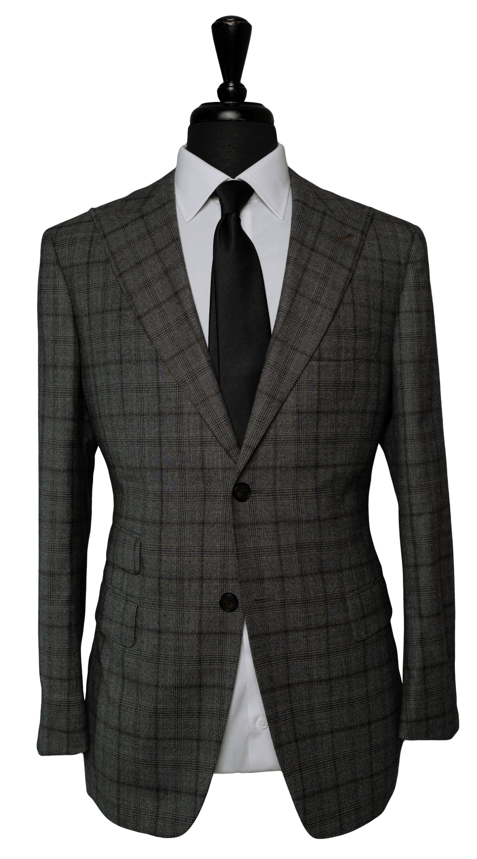 Complet Laine Carreaux Glen Jorgecarli Anthracite