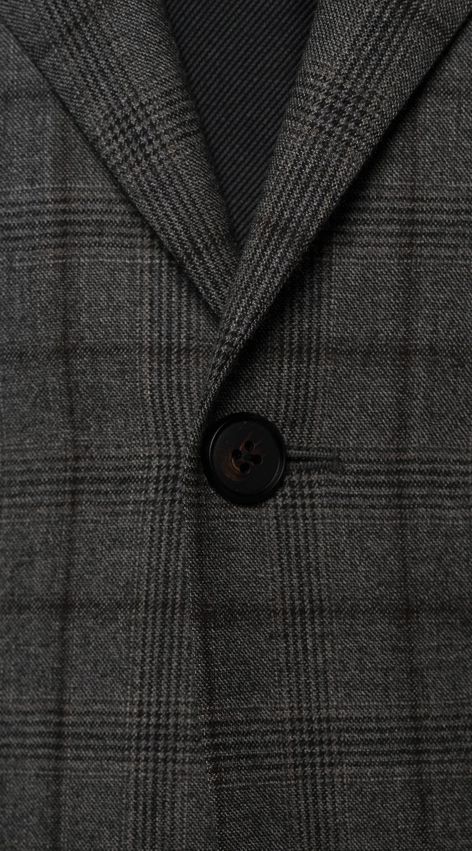 Complet Laine Carreaux Glen Jorgecarli Anthracite