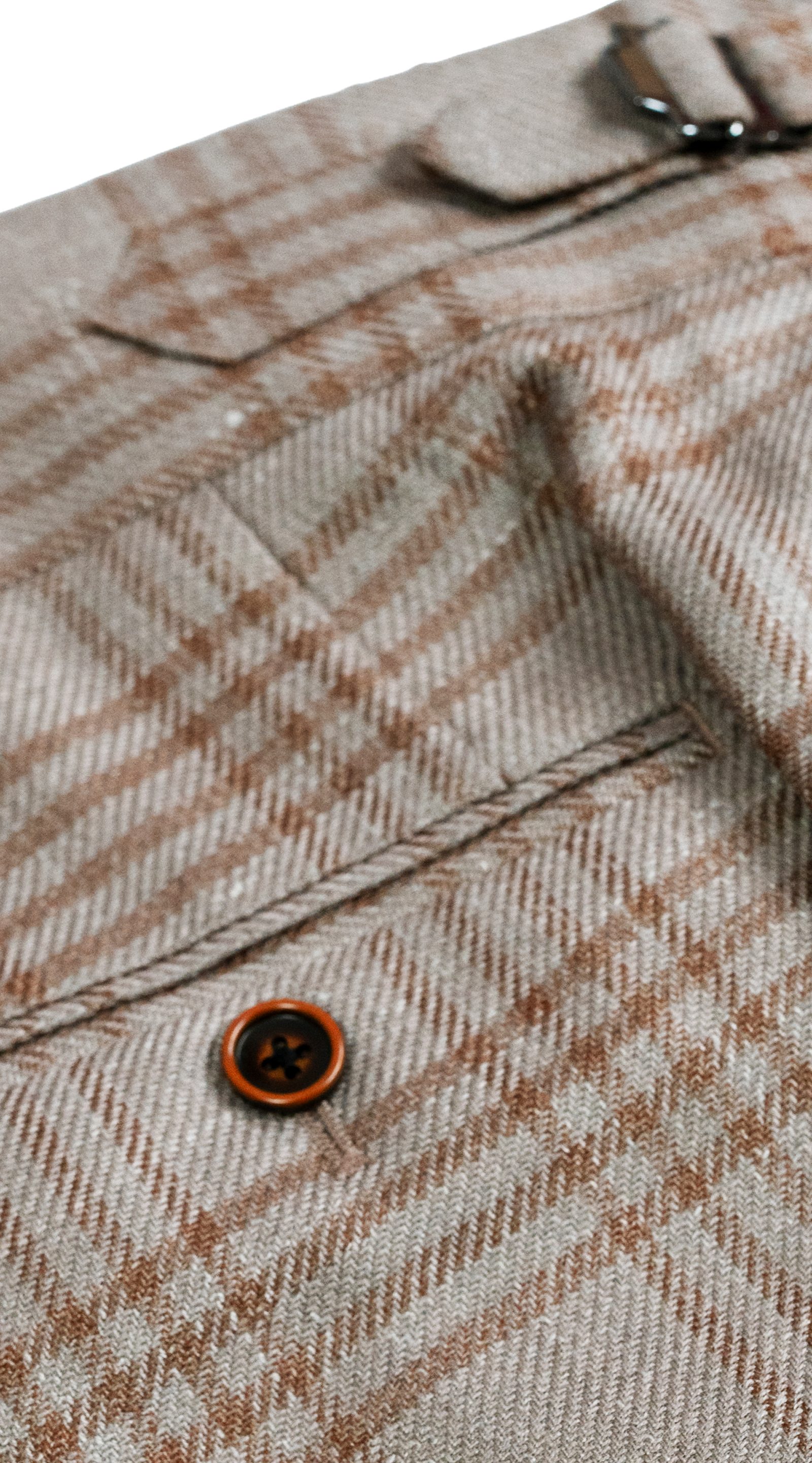 Sandstone Plaid Three-Piece Suit