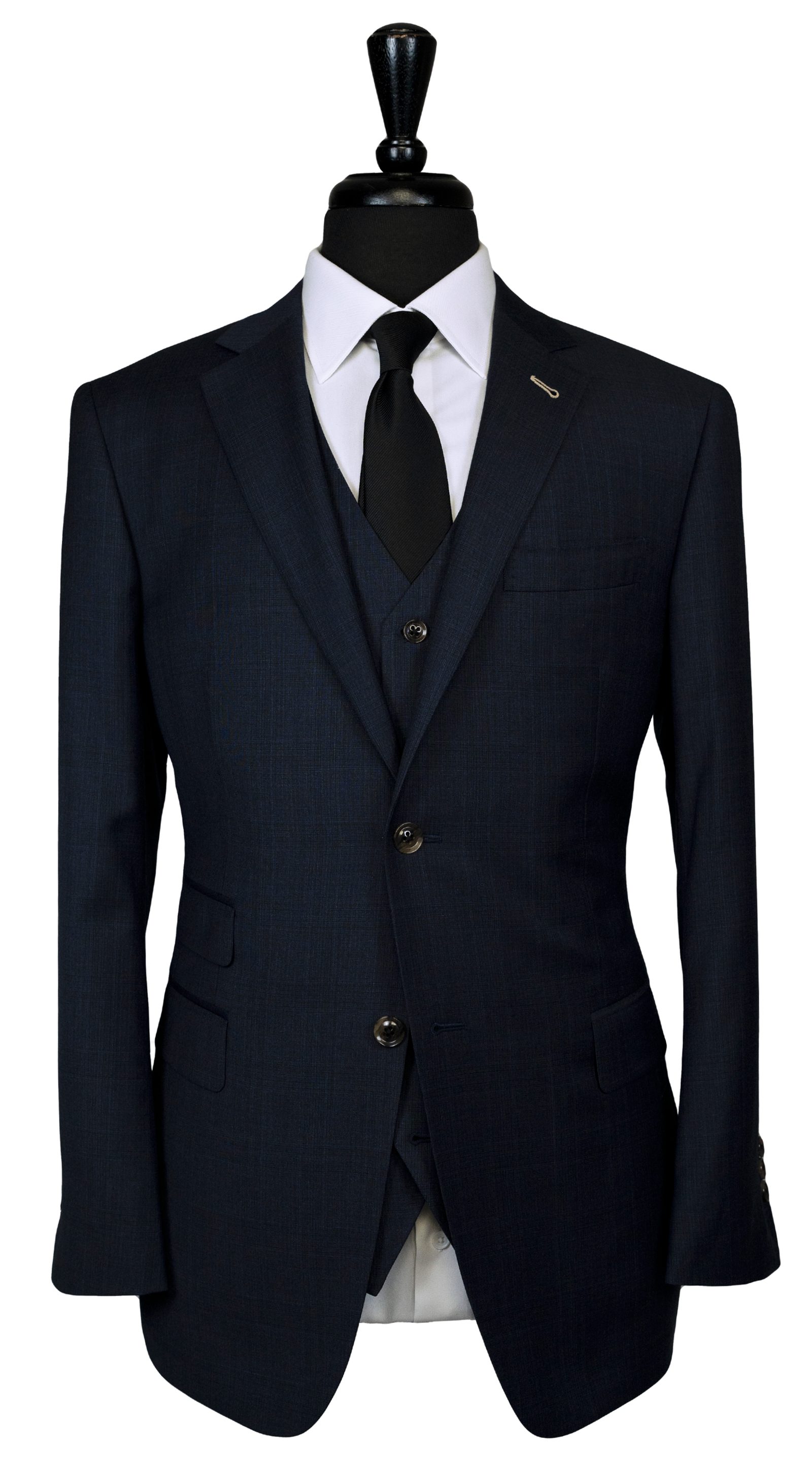 Complet Trois-Pièces Zegna Laine Marine