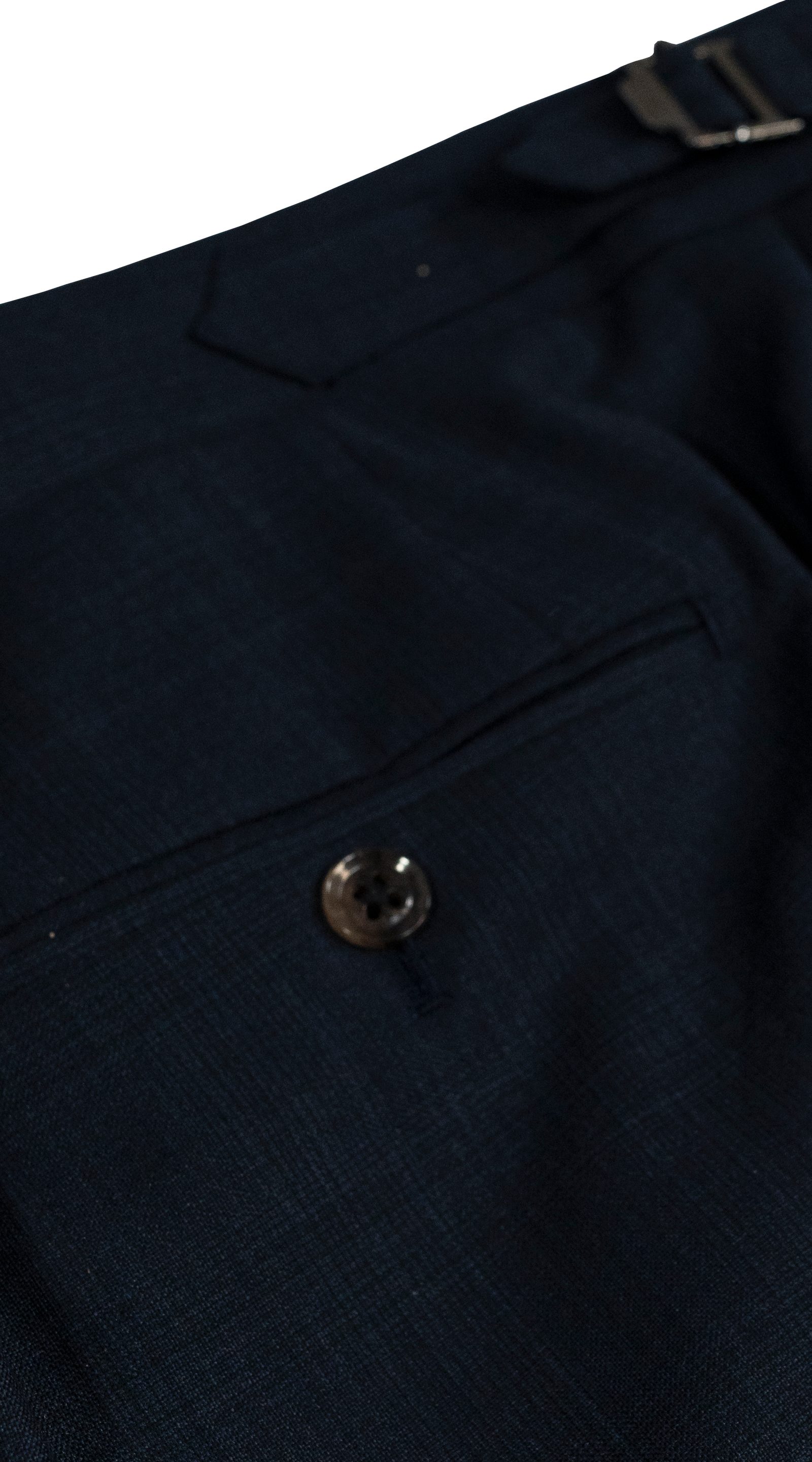 Complet Trois-Pièces Zegna Laine Marine