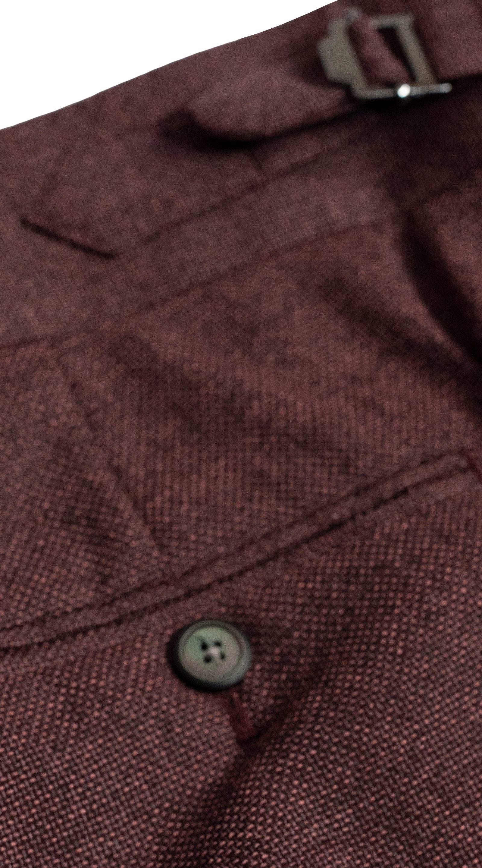 Mahogany Double-Breasted Wool Suit