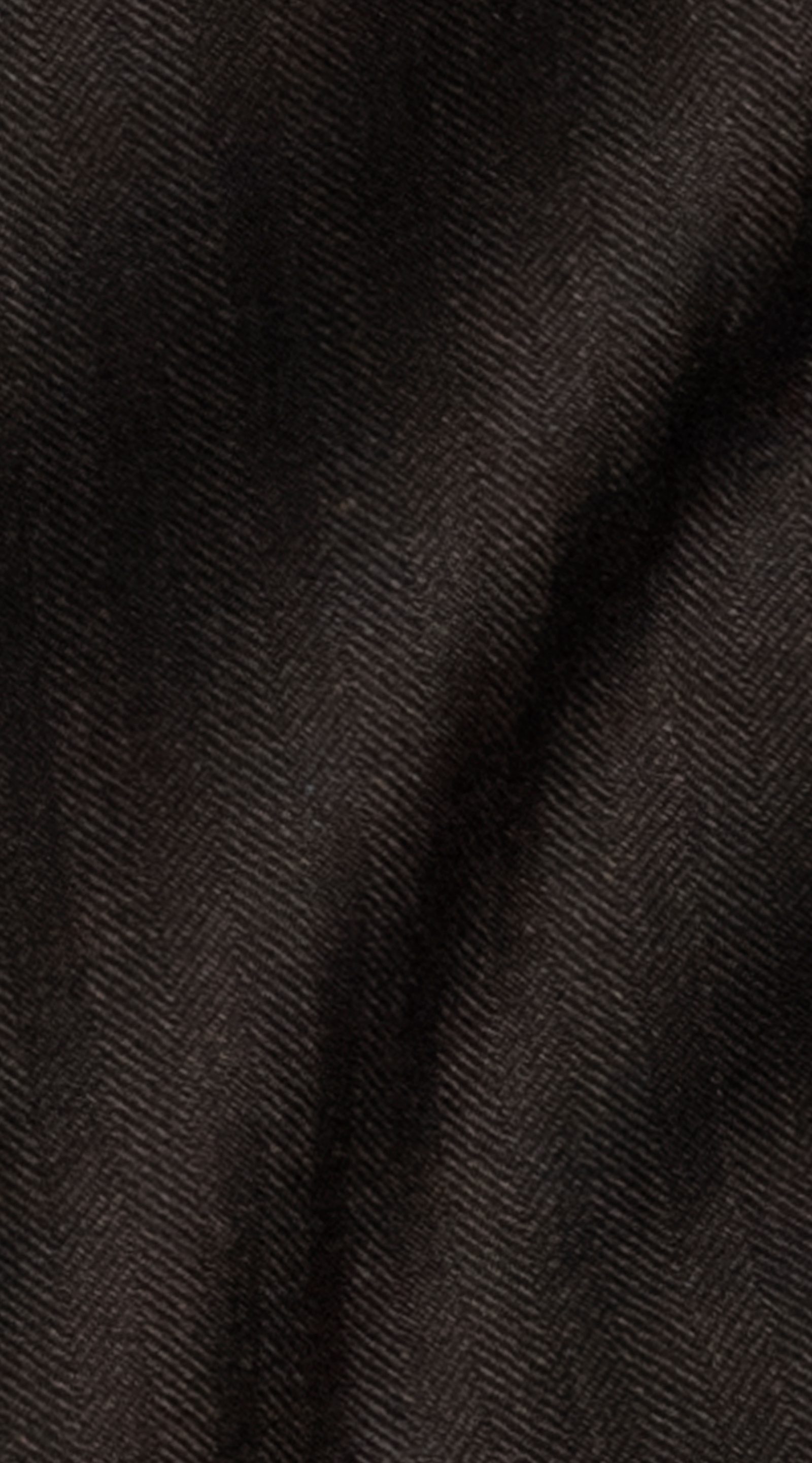 Espresso Herringbone Three-Piece Suit
