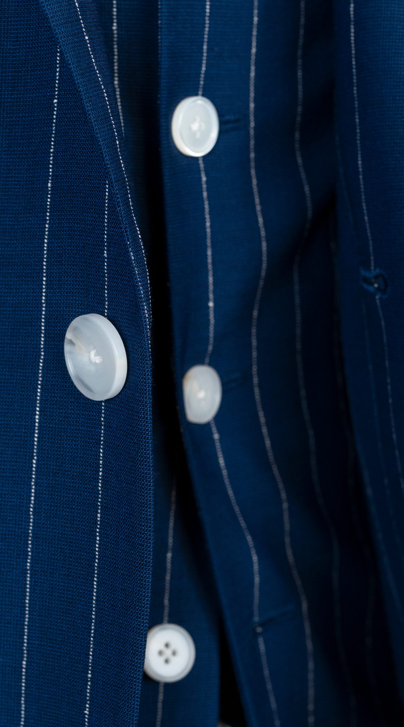 Royal Blue Pinstripe Suit