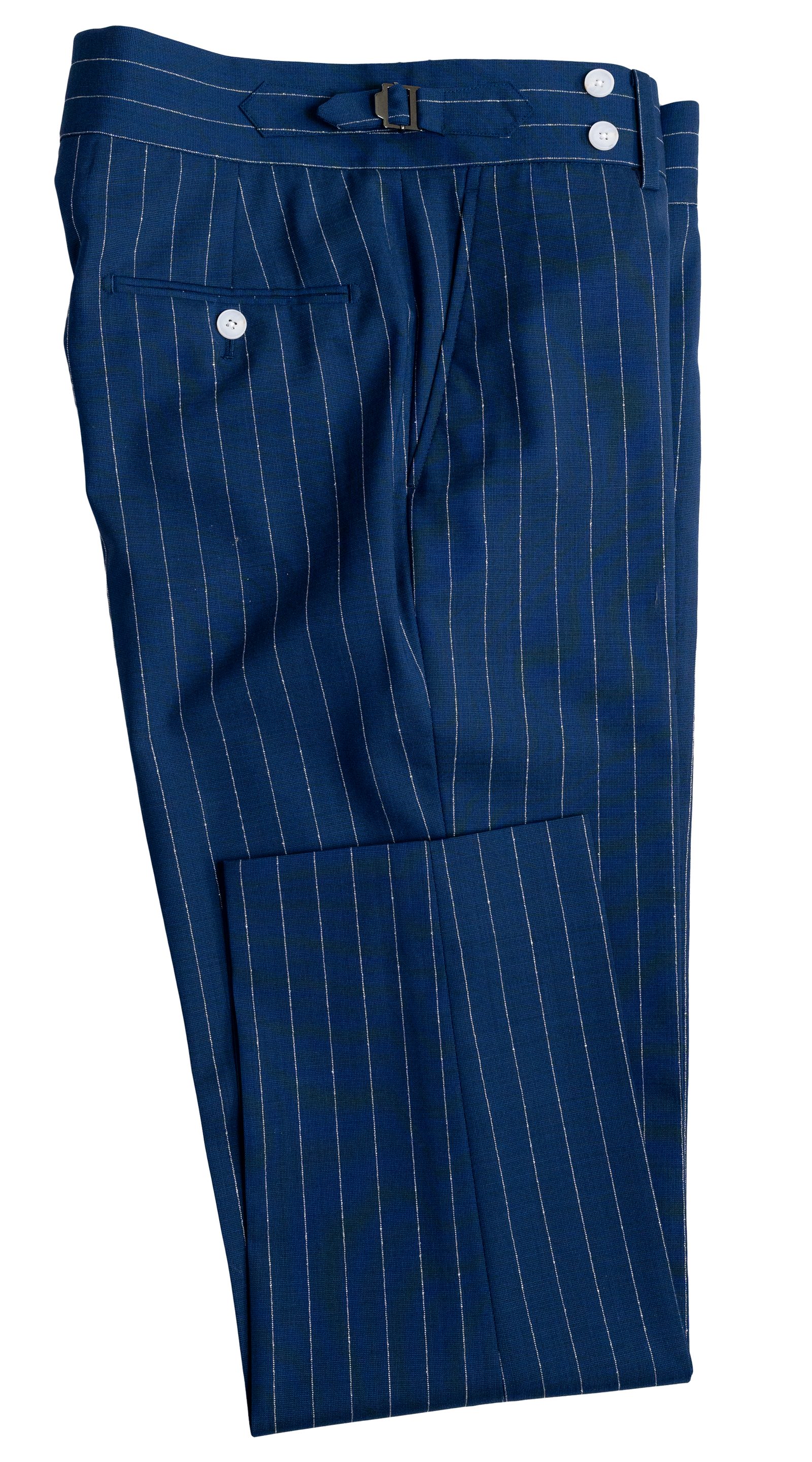 Royal Blue Pinstripe Suit