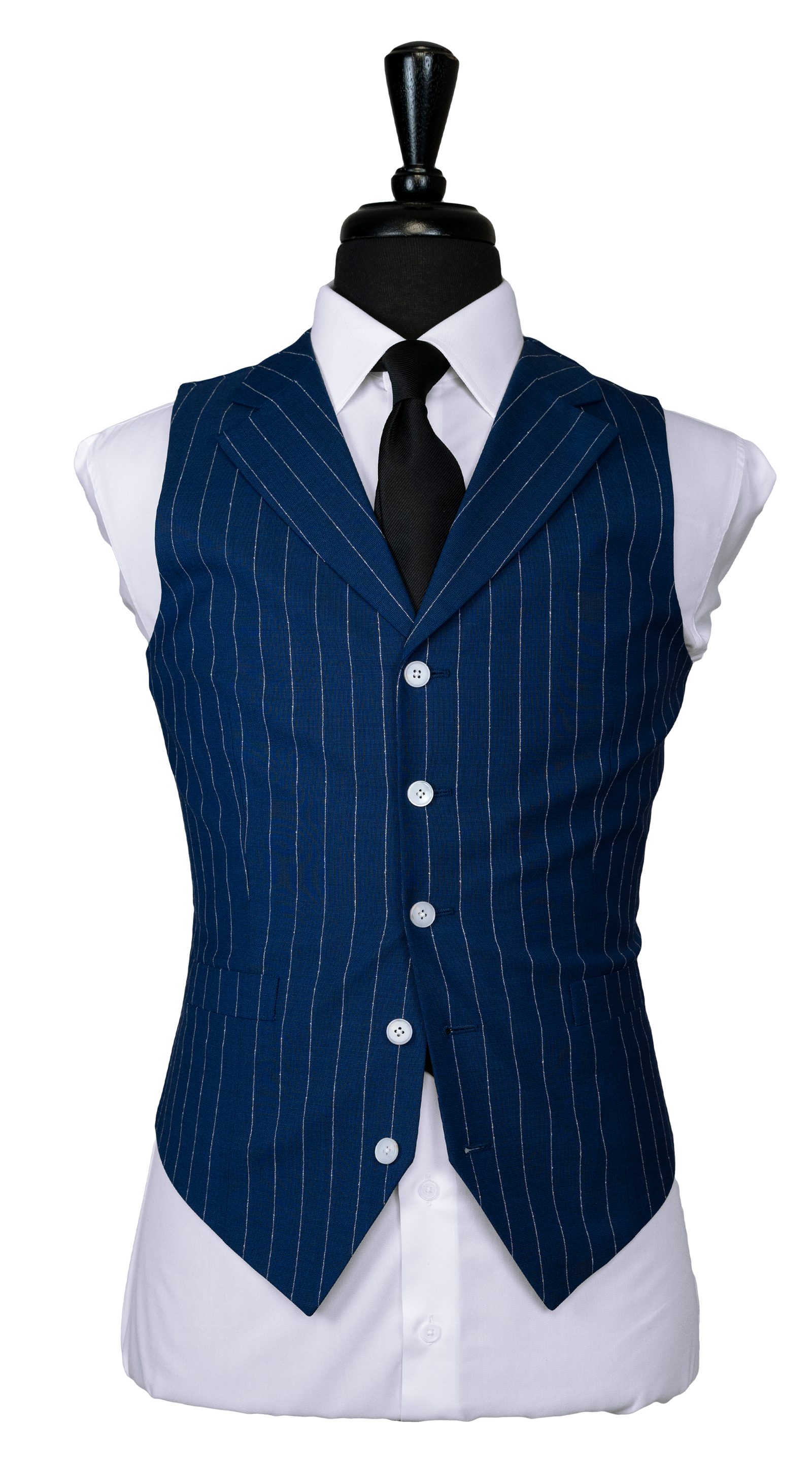 Royal Blue Pinstripe Suit