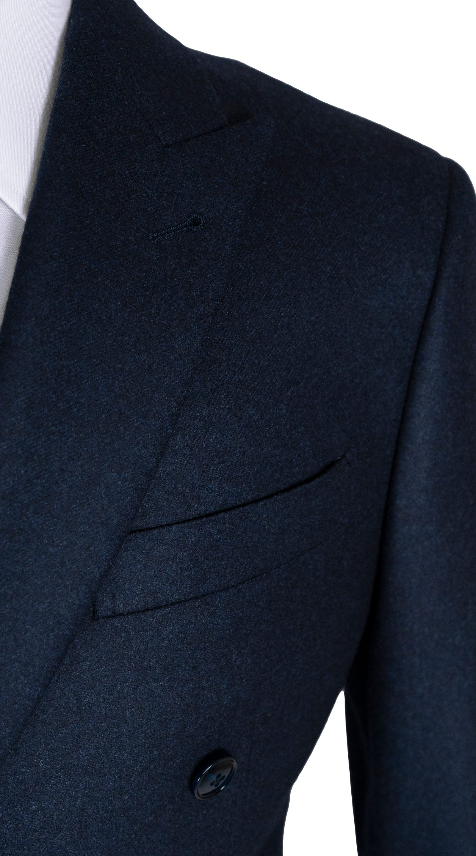 Navy Blue Double-Breasted Suit