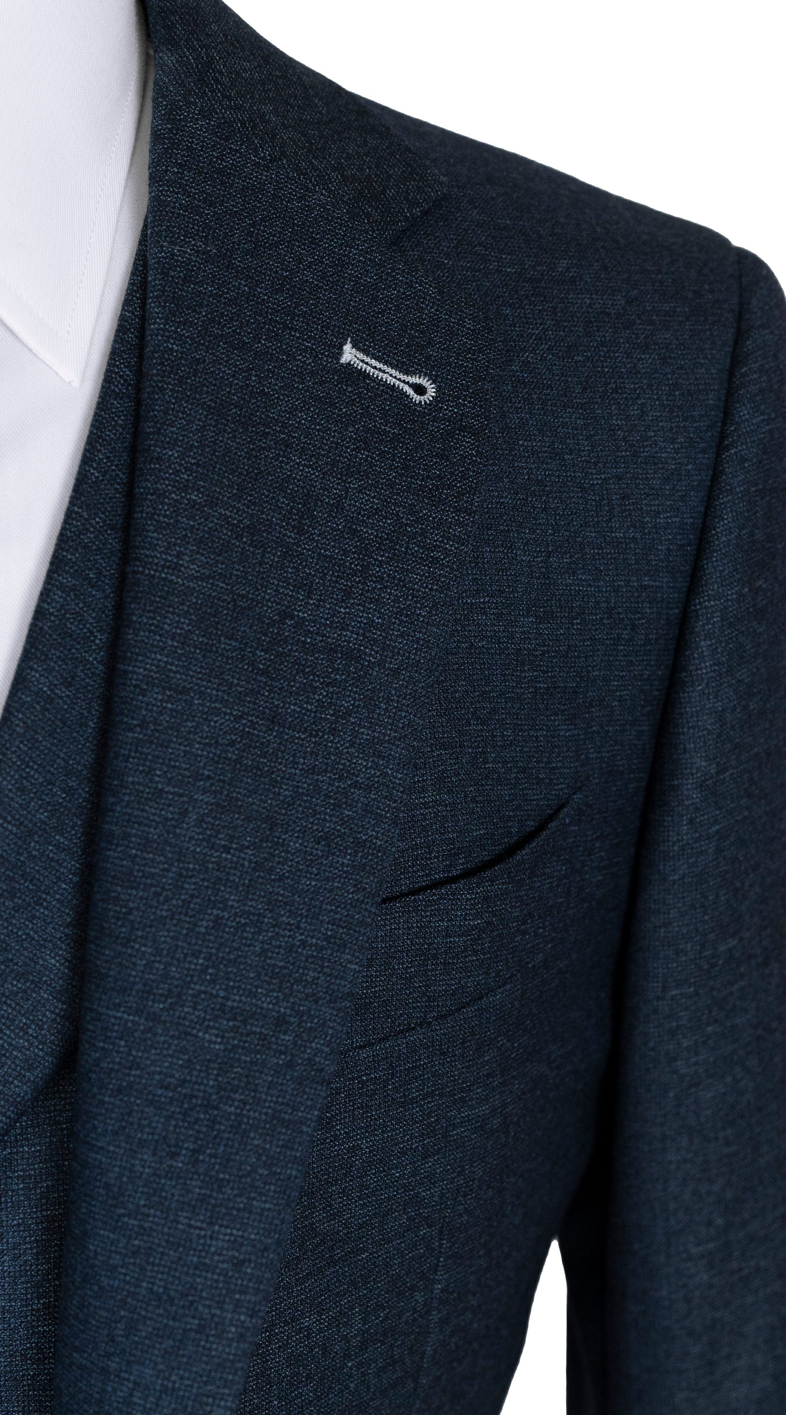 Complet Laine Bleu Nocturne