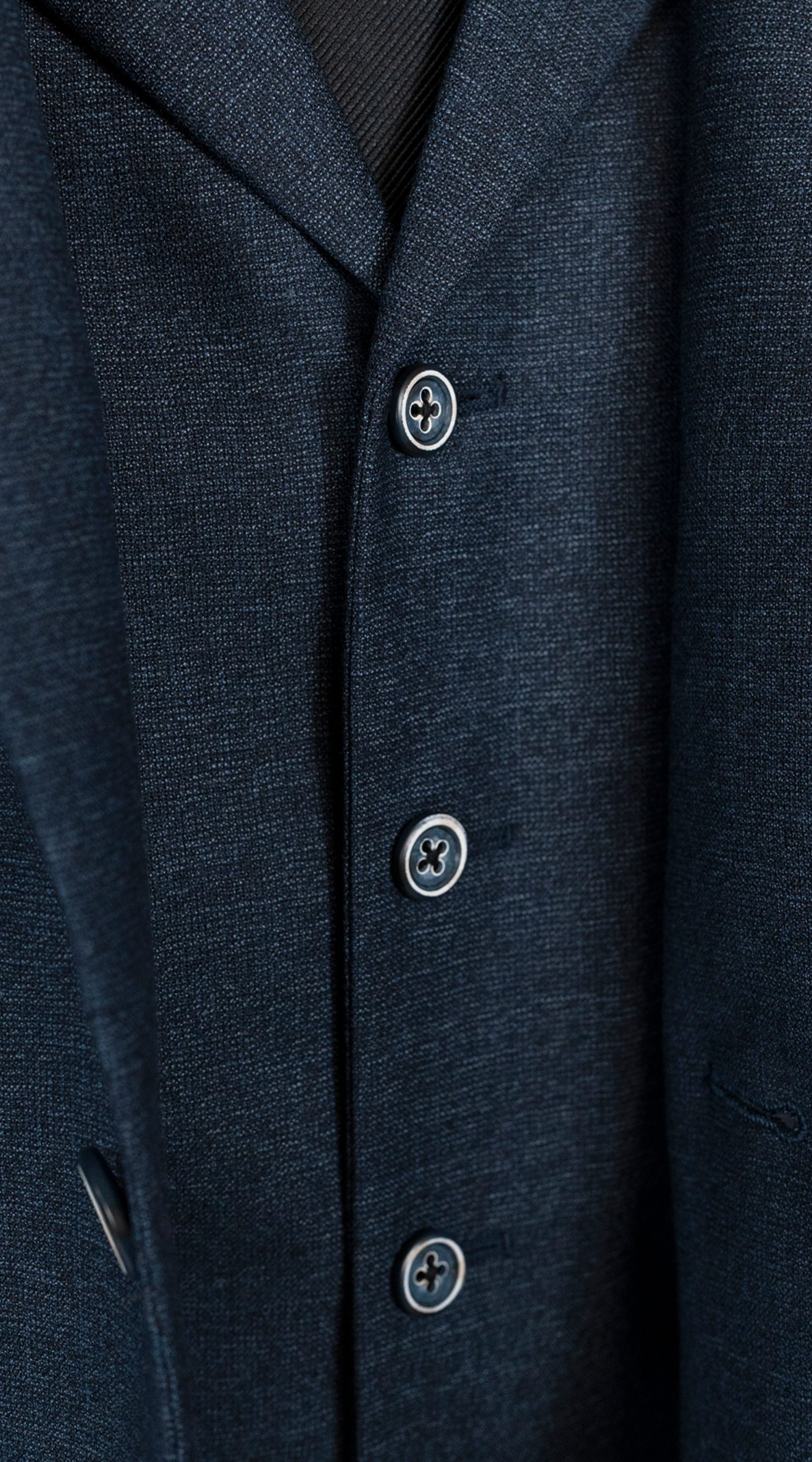 Complet Laine Bleu Nocturne