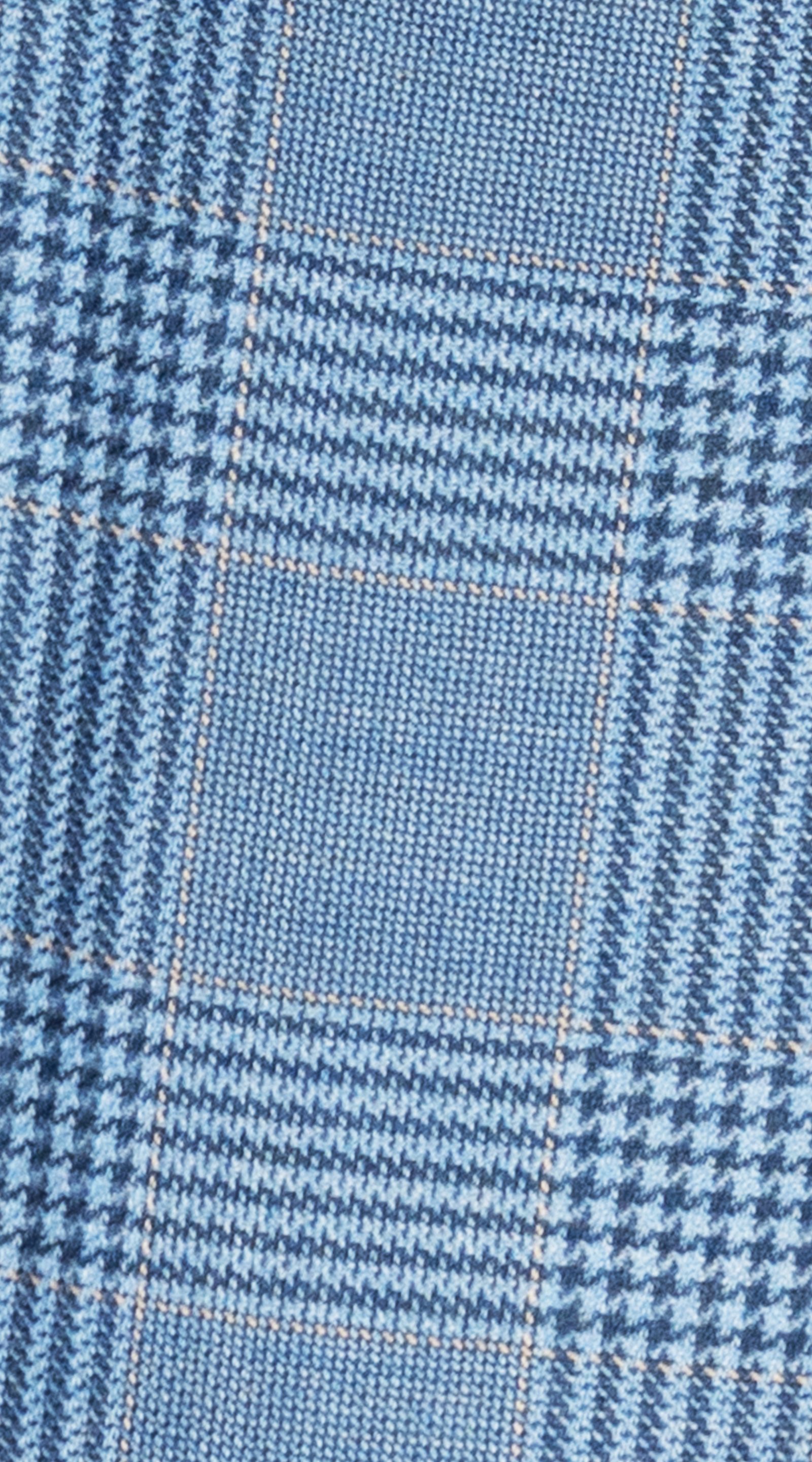 Sky Blue Glen Plaid Suit
