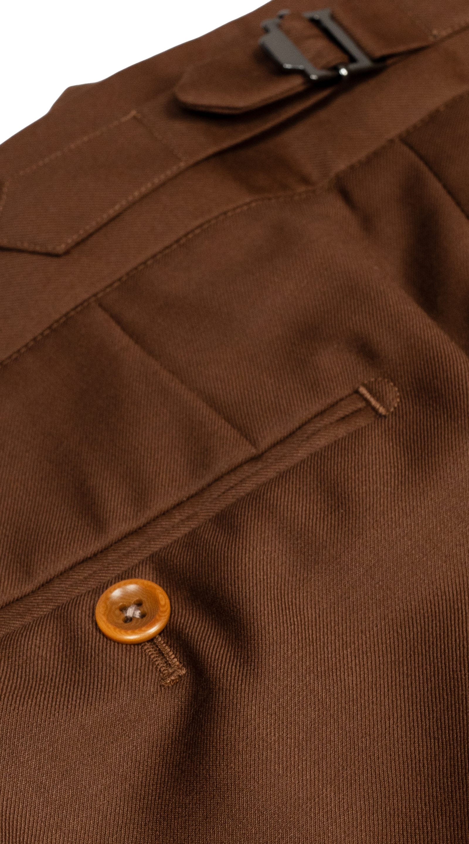 Terra Brown Three-Piece Suit 