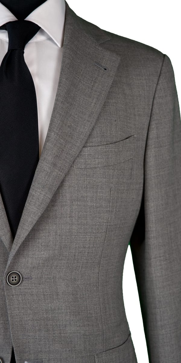 Complet bleu birdseye en laine