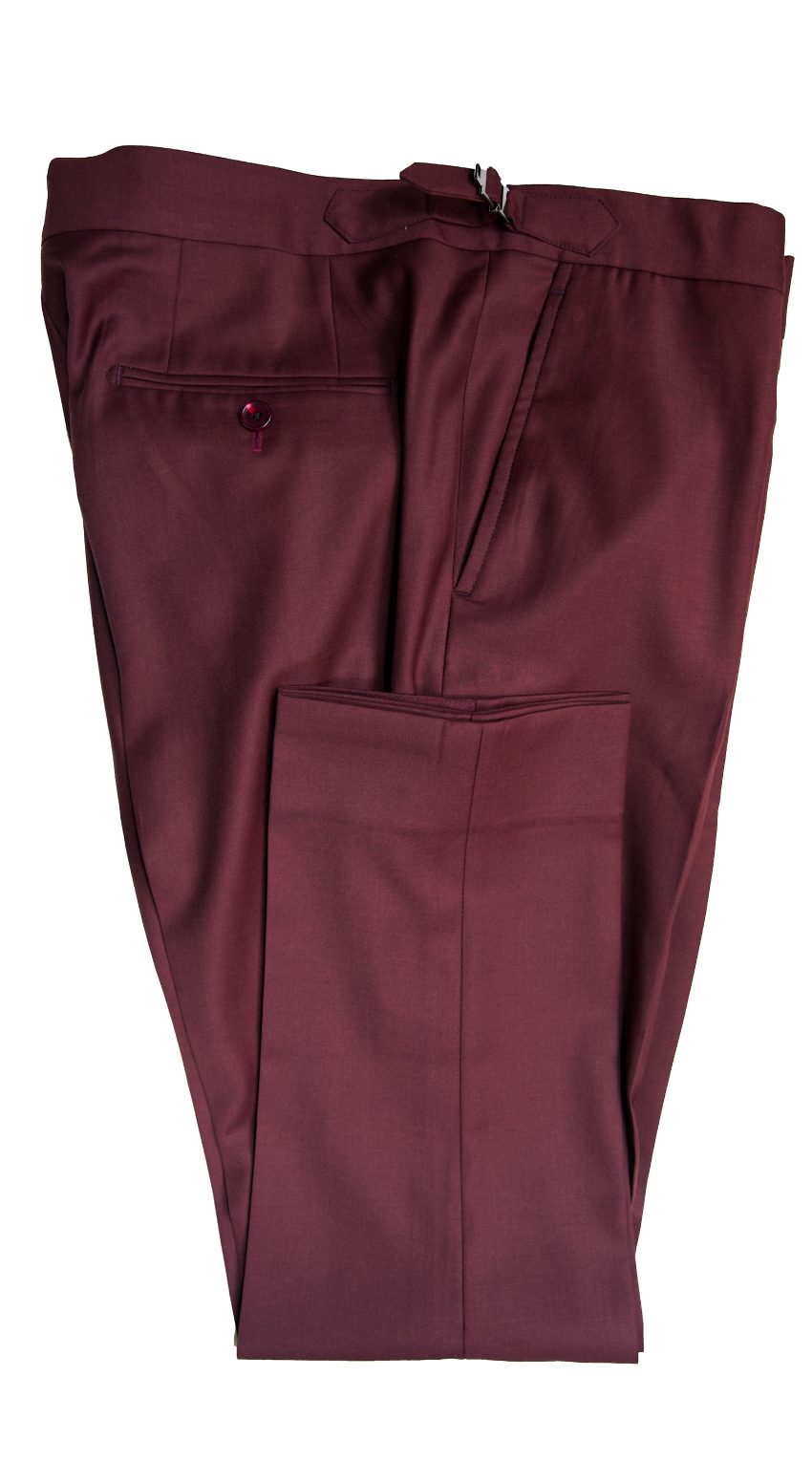 Maroon Red Wool Suit