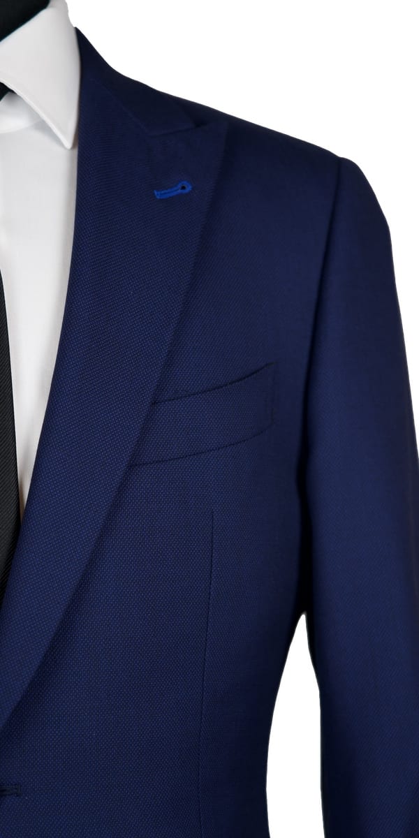 Complet bleu marine birdseye