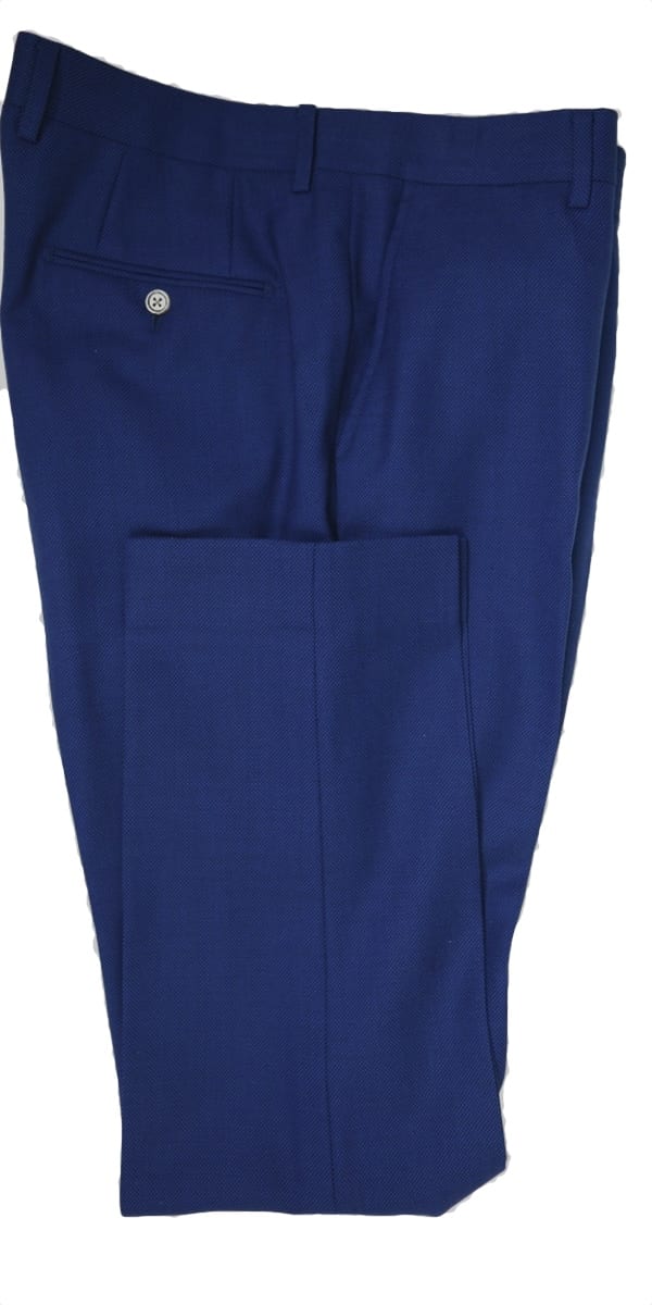 Classic Blue Birdseye Wool Suit