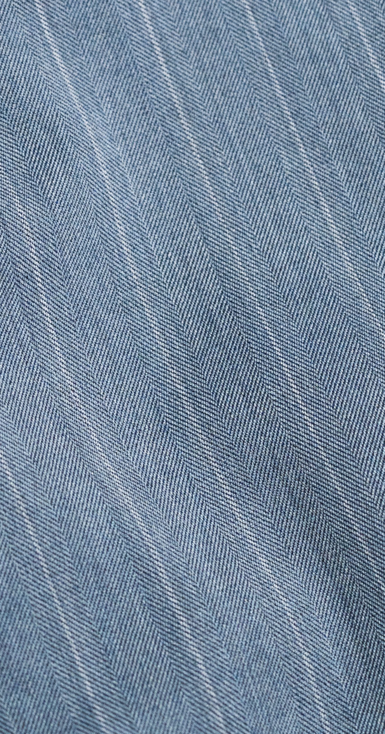 Complet Laine Rayures Bleu Poudré