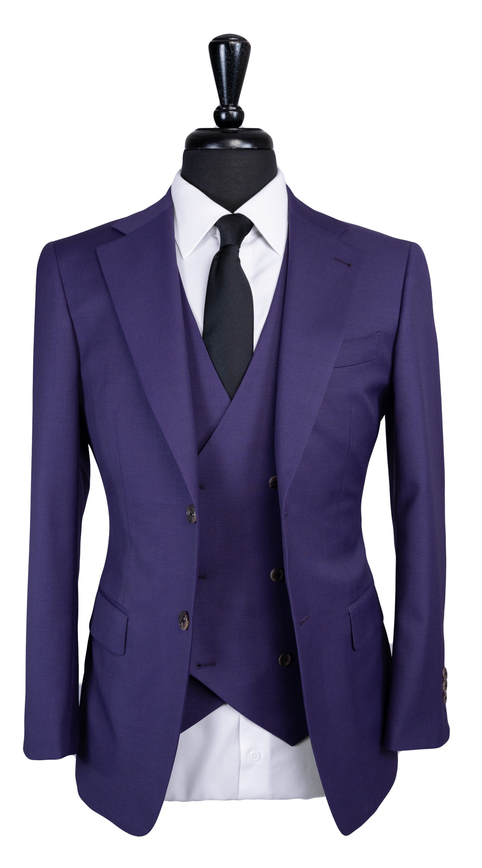 Amethyst Purple Wool Suit