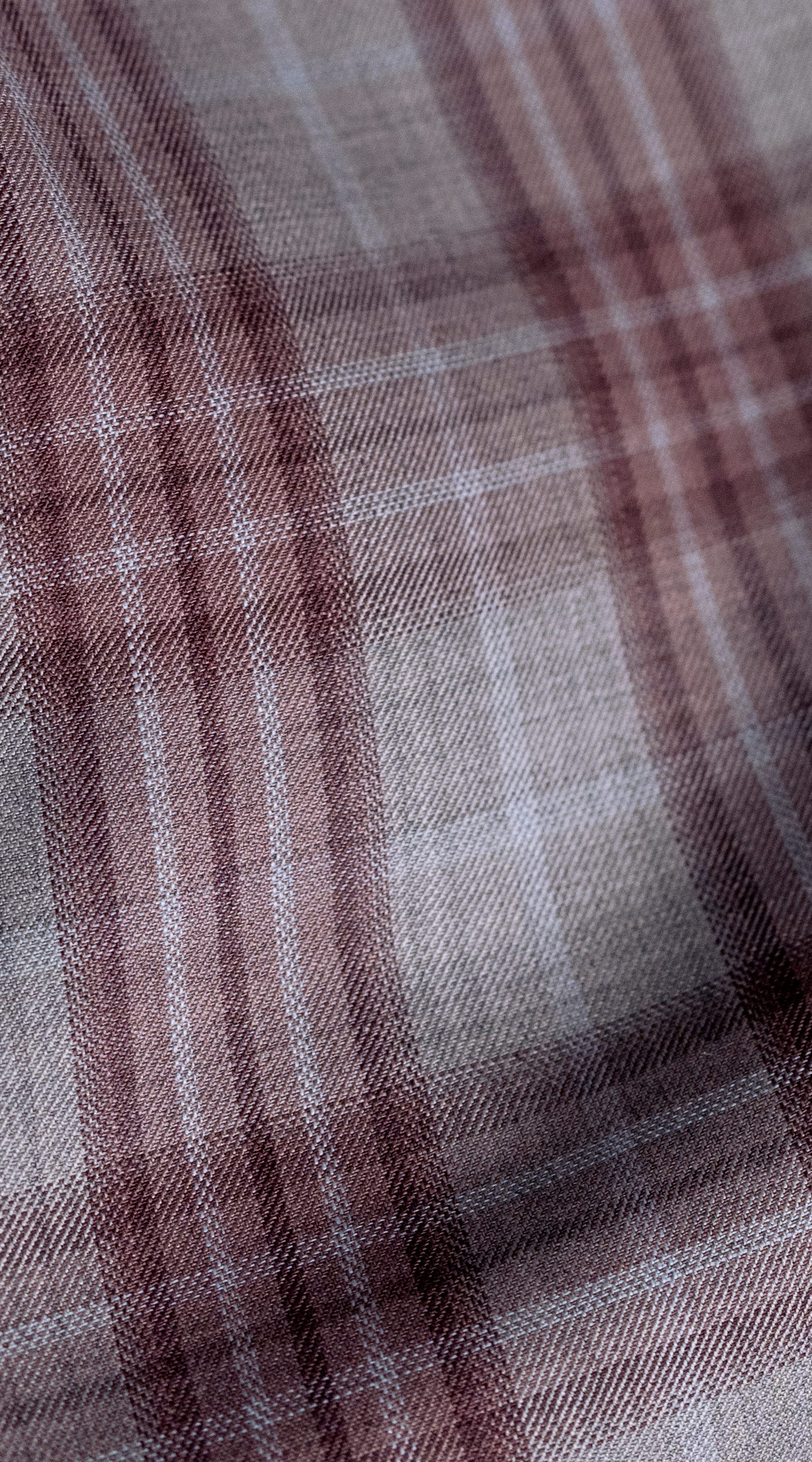 Burgundy Glen Plaid Wool Suit