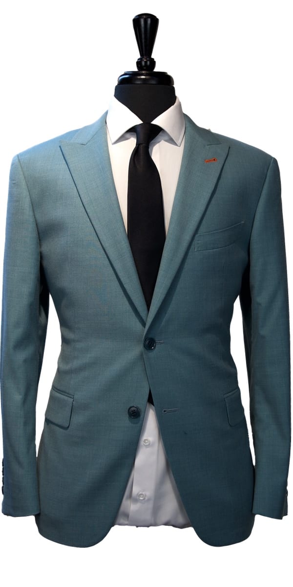 Complet bleu birdseye en laine