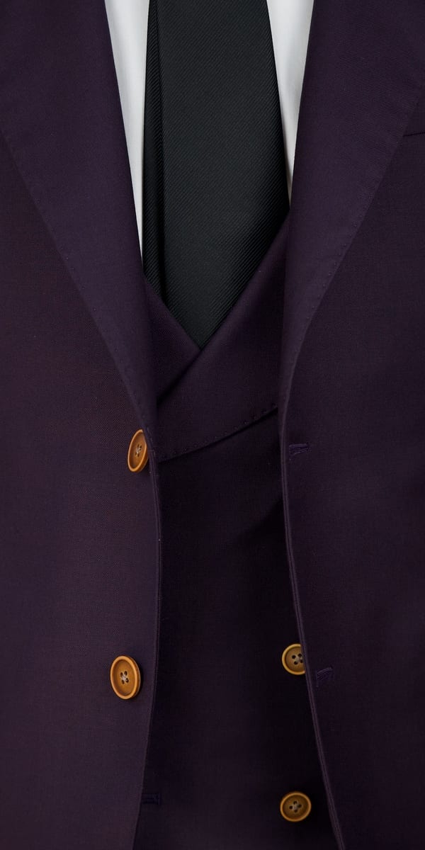 Raisin Wool Suit