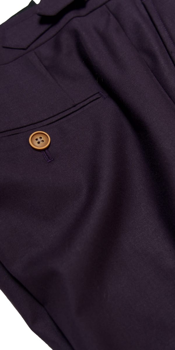 Raisin Wool Suit