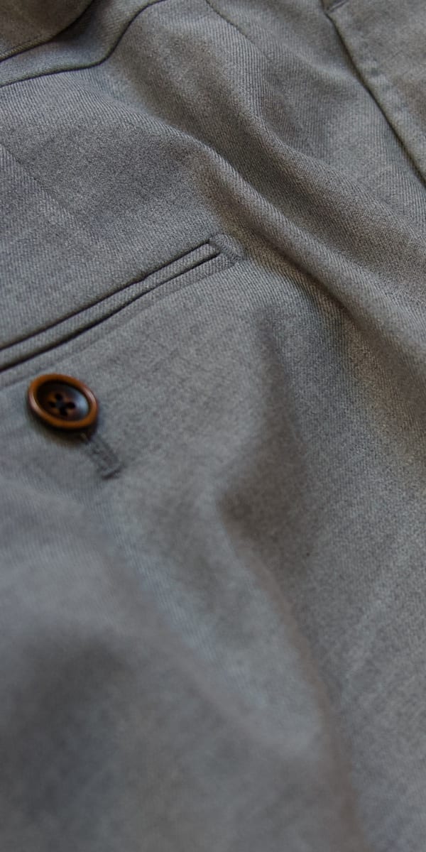 Complet bleu birdseye en laine
