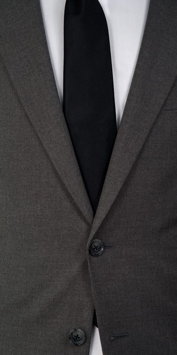 Complet Laine Gris Charbon