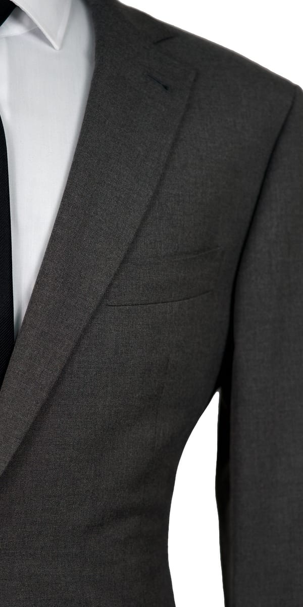 Complet Laine Gris Charbon
