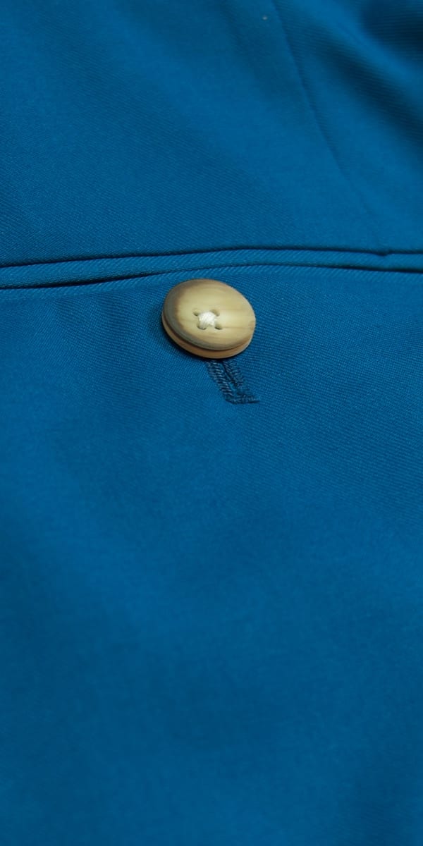 Cerulean Blue Wool Suit