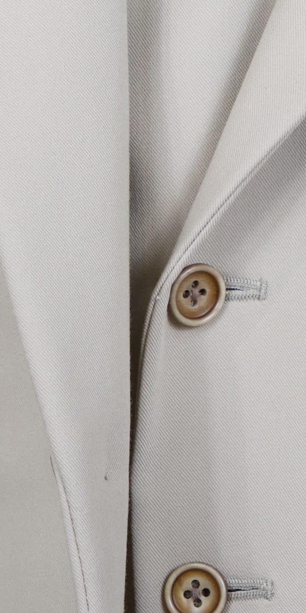 Cream Wool Suit