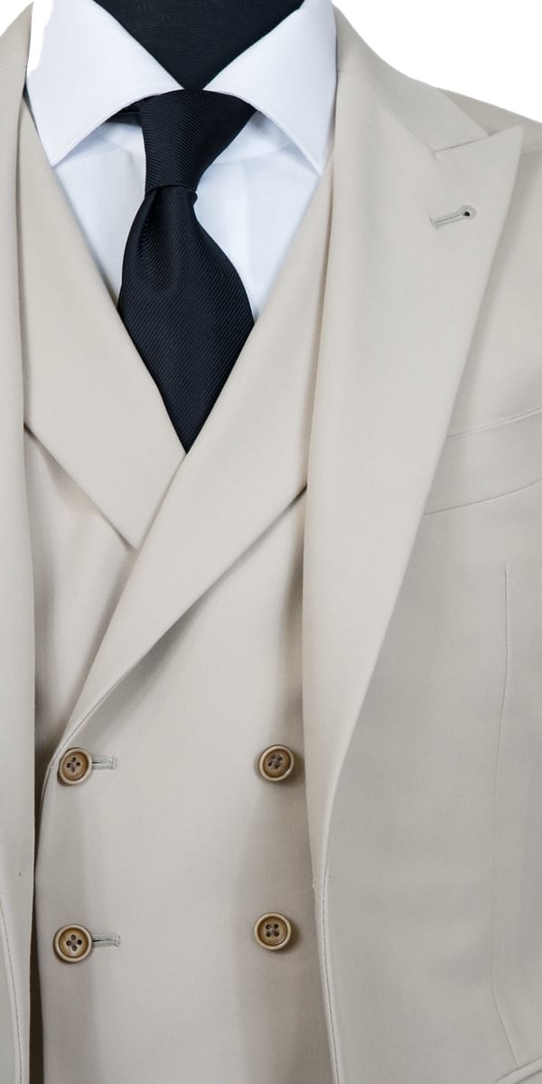 Cream Wool Suit