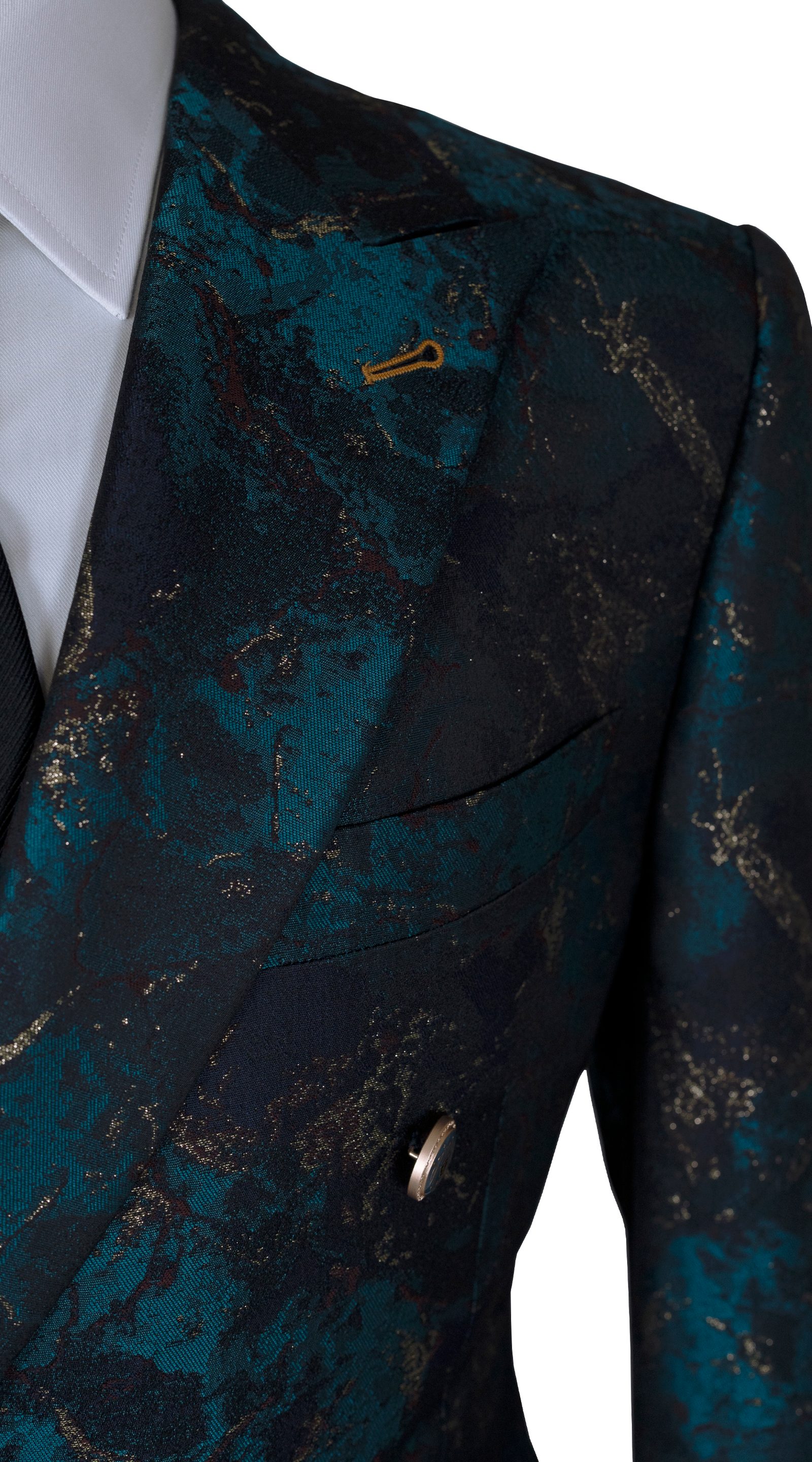 Complet Jacquard Métallique Marbré