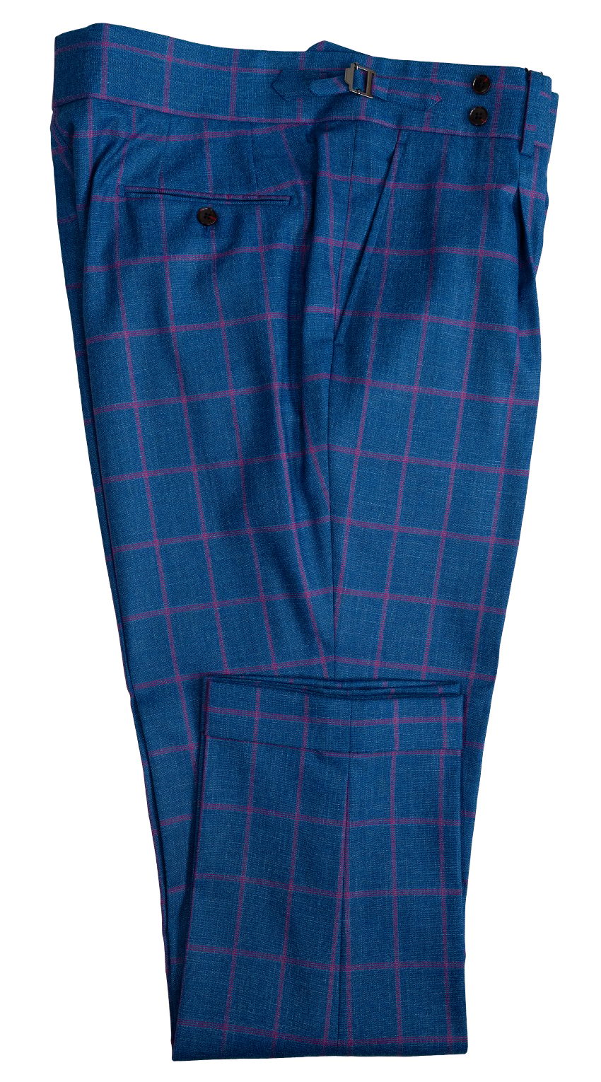 Sapphire Grid Wool Suit