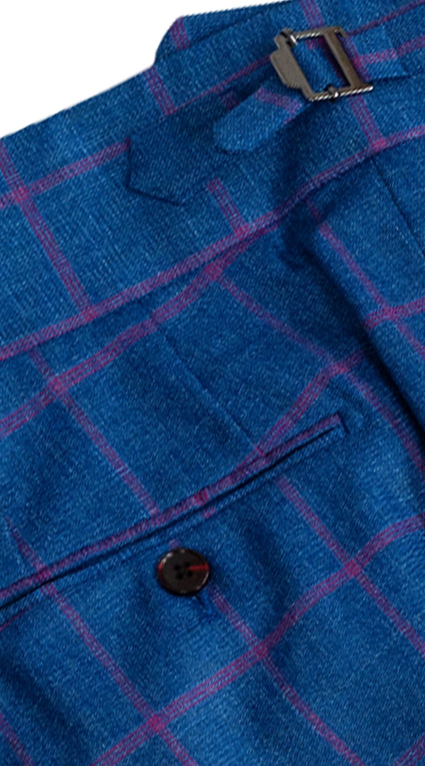 Sapphire Grid Wool Suit