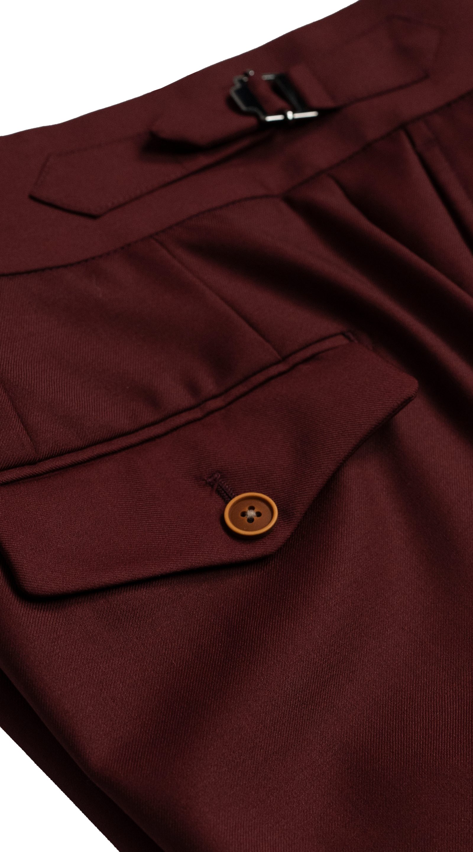 Complet Trois Pièces Laine Bordeaux