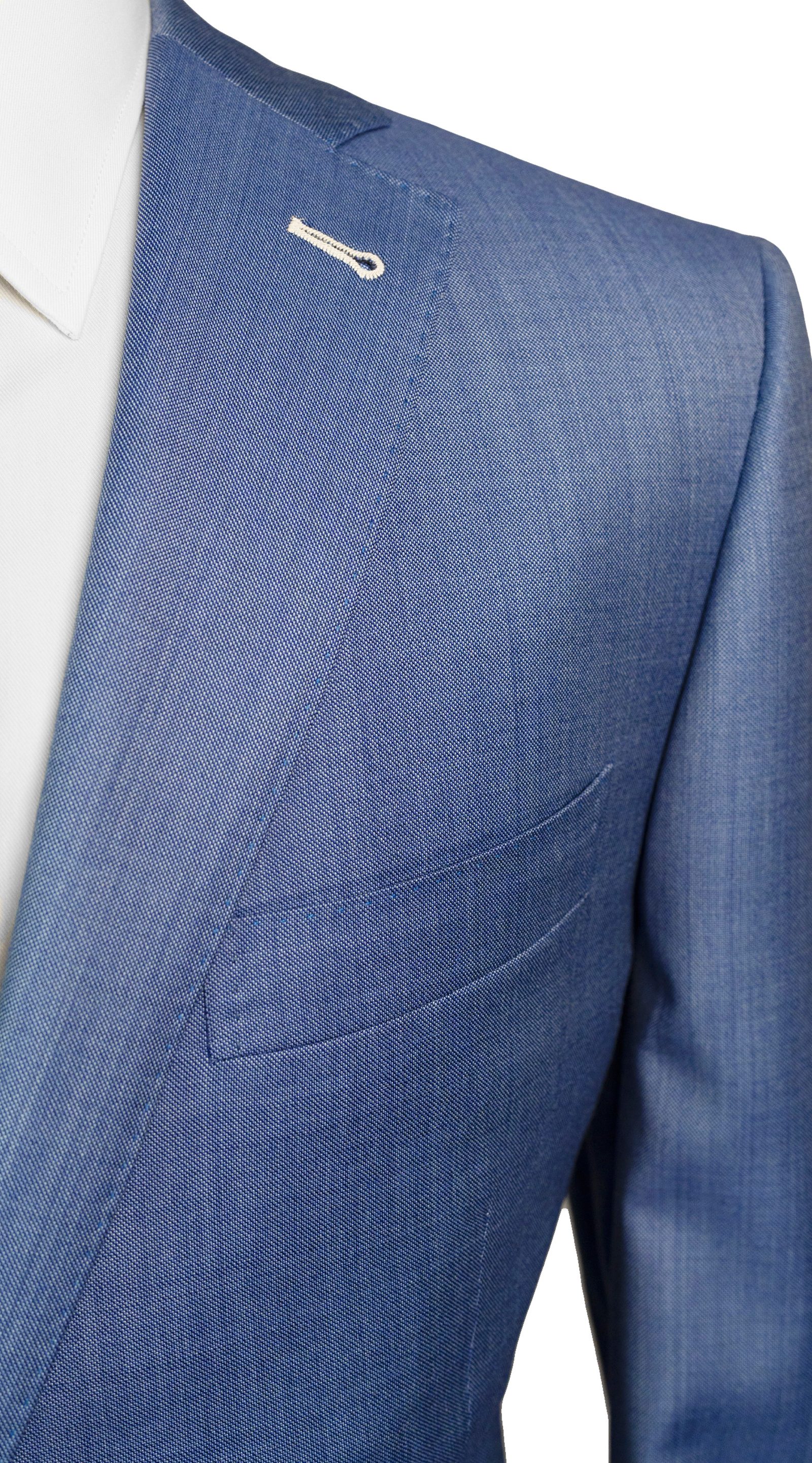 Azure Blue Classic Suit