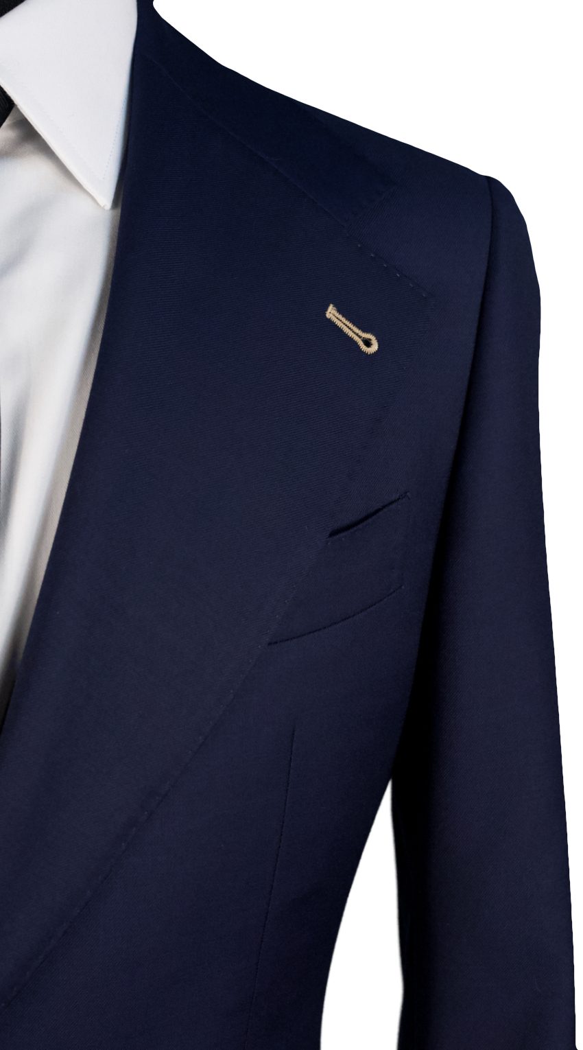 Dark Blue Twill Wool Suit